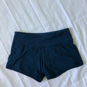 Teal Lululemon shorts